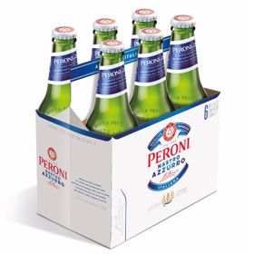 Pack 6 un. Cerveza Peroni Premium Lager 5.1° 330 cc