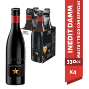 Pack 4 un. Cerveza Damm Trigo 4.8° 330 cc