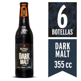 Pack 6 un. Cerveza Royal Guard Dark Malt 5.6° 355 cc