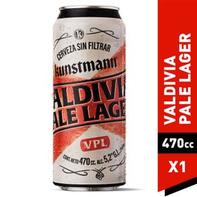 Cerveza Kunstmann Valdivia Pale Lager 5.2° 470 cc
