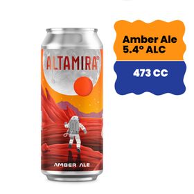 Cerveza Altamira Amber Ale 5.3° 473 cc