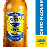 Cerveza Cristal Radler Sin Alcohol 355 cc