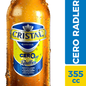Cerveza Cristal Radler Sin alcohol 355 cc