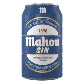 Cerveza Mahou Lager Sin Alcohol 330 cc
