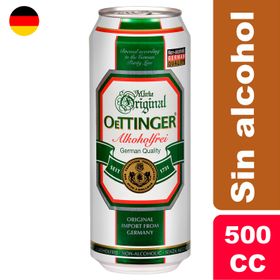 Cerveza Oettinger Lager Sin alcohol 500 cc