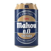 Cerveza Mahou Tostada Lager Sin Alcohol 330 cc