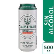 Cerveza Clausthaler Lager Sin Alcohol 500 cc