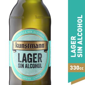 Cerveza Kunstmann Lager Sin alcohol 330 cc