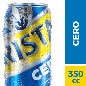 Cerveza Cristal Lager Sin alcohol 350 cc
