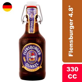 Cerveza Flensburger Dunkel 4.8° 330 cc