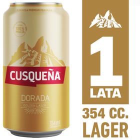 Cerveza Cusqueña Golden Lager 4.8° 355 cc