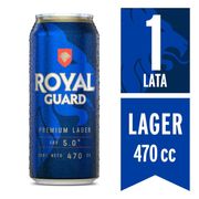 Cerveza Royal Guard Premium Lager 5.0° 470 cc