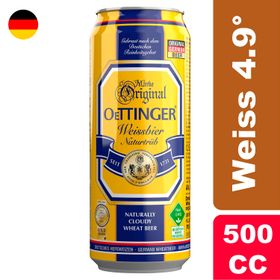 Cerveza Oettinger Weissbier 4.9° 500 cc