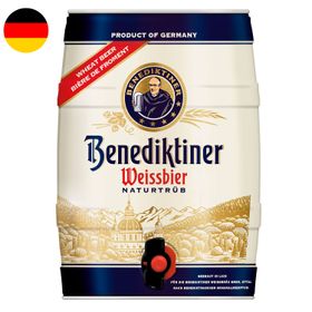 Cerveza Benediktiner Weissbier 5.4° 5 L