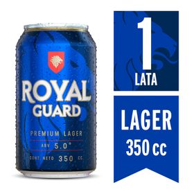 Cerveza Royal Guard Premium Lager 5.0° 350 cc