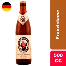 Cerveza Franziskaner Premium Weissbier 5.0° 500 cc
