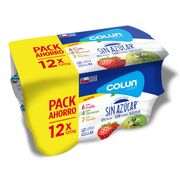 Pack 12 un. Yogurt Colun Sin Azúcar 120 g