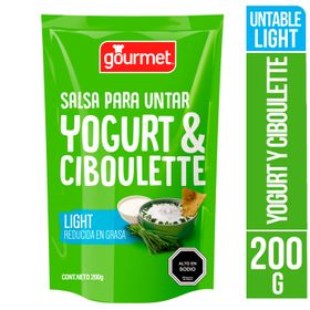 Salsa Para Untar Gourmet Yoghurt y Ciboulette 200 g