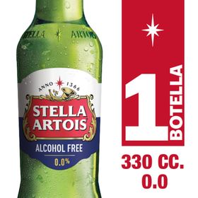 Cerveza Stella Artois Lager Sin alcohol 330 cc