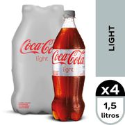 Pack 4 un. Coca-Cola Light 1.5 L