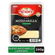 Queso Mozzarella Président Laminado 240 g