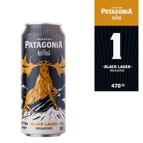 Cerveza Patagonia Black Lager 5.3° 470 cc