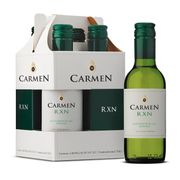 Pack 4 un. Vino Carmen Sauvignon Blanc 187 cc