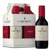 Pack 4 un. Vino Carmen Cabernet Sauvignon 187 cc