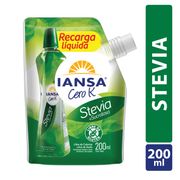 Endulzante Líquido Cero K Stevia Sucralosa Recarga 200 ml