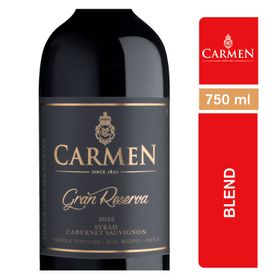 Vino Carmen Gran Reserva Ensamblaje Cabernet Sauvignon - Syrah 750 cc