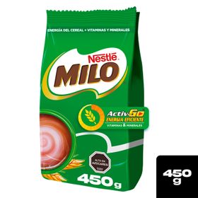 Saborizante para Leche Milo Polvo Chocolate 450 g
