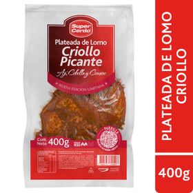 Plateada de Lomo Super Cerdo Criollo Picante 400 g