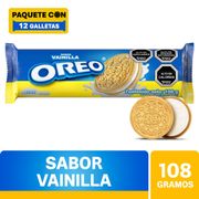 Galletas Oreo Rollo Sabor Vainilla 108 g