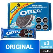 Pack Galletas Oreo Sabor Original 108 g 3 un.