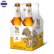 Pack 4 un. Cerveza Singha Lager 5.0° 330 cc