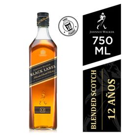 Whisky Johnnie Walker Black Label 12 años 40° 750 cc