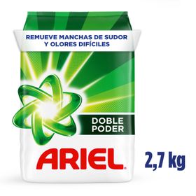 Detergente Polvo Ariel Doble Poder 2.7 kg