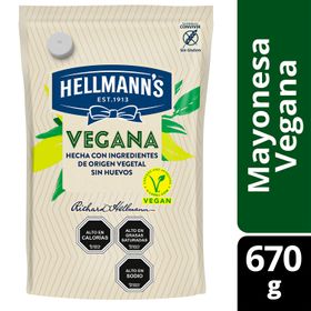Mayonesa Vegana Hellmann's Doypack 670 g