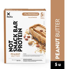 Barra Proteína NotSnack Bar Peanut Butter 5 un.