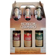 Pisco Horcón Quemado Artesanal Añejado Set de Cata 375 cc 3 un.