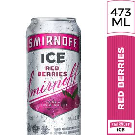 Cóctel Smirnoff Ice Raspberry 5.0° 473 cc