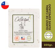 Queso de Cabra Callaqui Suave Especiado Orégano 200 g