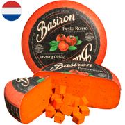 Queso Gauda Pesto Basiron Trozo Granel