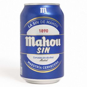 Cerveza Mahou Sin Alcohol Lata 330 cc