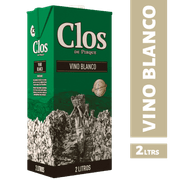 Vino Clos de Pirque Sauvignon Blanc Caja 2 L