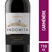 Vino Indomita Gran Reserva Carmenere 750 cc