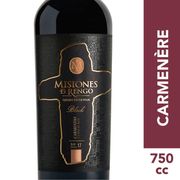 Vino Misiones de Rengo Black Carmenere 750 cc