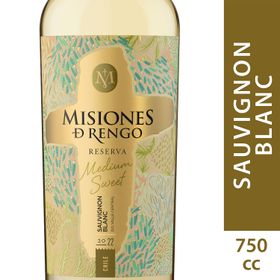 Vino Misiones de Rengo Reserva Medium Sweet Sauvignon Blanc 750 cc