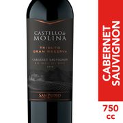 Vino Castillo de Molina Tributo Gran Reserva Cabernet Sauvignon 750 cc