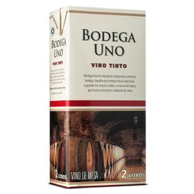 Vino Tinto Bodega Uno Caja 2 L